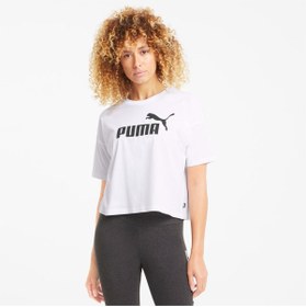 Resim Puma Ess Cropped Logo Tee Kadın T-shirt 