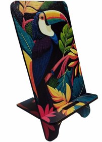 Resim Hediyenealsak Ahşap Uğur Getiren Tukan Kuşu baskılıtelefon tutucu model 4 