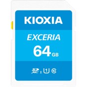 Resim KIOXIA 64GB EXCERIA SDXC UHS-1 Class10 100MB/sn SD Hafıza Kartı (LNEX1L064GG4) 