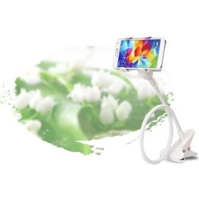 Resim Wildlebend Akrobat Telefon Tutucu Spiral Gövdeli Oynar Başlıklı - Beyaz 