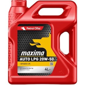 Resim Petrol Ofisi Maxima 20W-50 Motor Yağı 4 L 