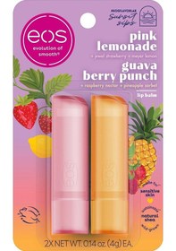 Resim Eos Guava Berry Punch + Pink Lemonade Lip Balm 2 x 4 G 