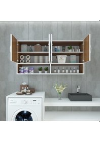 Resim Kenzlife hazır mutfak vesper cvz 060*120*22 mutfak banyo dolabı kapaklı raflı 