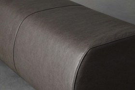 Resim ARYA DERİ BENCH, ANTRASİT 