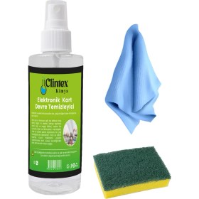 Resim Clintex Kimya Elektronik Devre Kart Temizleyici Yağsız Set 200 ml 