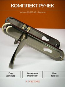 Resim Vettore Giriş Ve Oda Kapıları İçin Kapı Kolu Bronz 152967767 