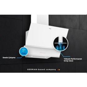 Resim Tommatech TDE6001WG Duvar Tipi Davlumbaz 60 Cm 