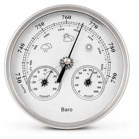 Resim Barometre - Termometre - Higrometre 3’lü Hava Ölçüm Seti 
