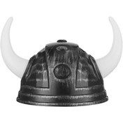 Resim Viking Asteriks Başlığı Gümüş Renk 