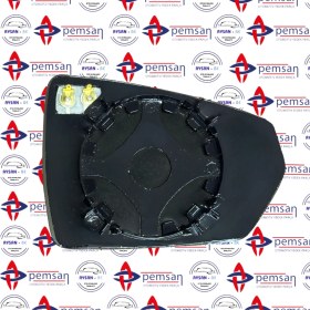 Resim Aysan-Be Volkswagen Polo 2018-2021 Kör Nokta Çizgili Isıtmalı Üniteli Ayna Camı Sol Taraf 
