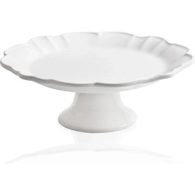 Resim The Mia Grande Pasta Kek Standı Beyaz 32X12 cm GRD0011 