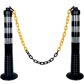 Resim İleri Trafik 75 x 8 cm Siyah Delinatör Seti 