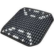 Resim Novahub Gri Soğutma Ayrılabilir Araba Ahşap Boncuk Yastık Araba İçin Boncuk Koltuk Minderi Soğutma Ayrılabilir Araba Ahşap Boncuk Araba İçin Yastık 