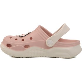 Resim AYK'S Pudra-Beyaz Kız Çocuk Sabo Terlik F 