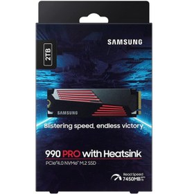 Resim Samsung 2tb 990 Pro Soğutuculu M.2 Nvme 7450/6900mb/s Mz-v9p2t0cw (RESMİ DİSTRİBÜTÖR GARANTİLİ) 