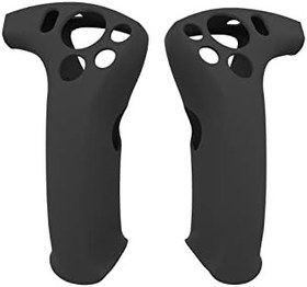 Resim Playstation VR2 oyun kumandası için silikon kılıf, joystick kontrolörü için koruyucu kılıf, çiziklere karşı dayanıklı, toz önleyici aksesuarlar, siyah, Bavul 