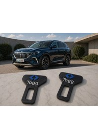 Resim Togg Kemer Tokası , Togg Logolu Araç Kemer İkaz , Togg Kemer Bip Bip - 2 Adet 