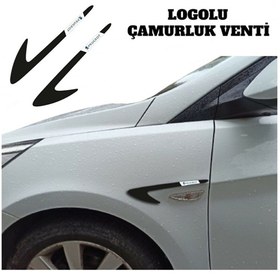 Resim Peugeot Siyah Kapı Eşiği + Logolu Çamurluk Venti Set 