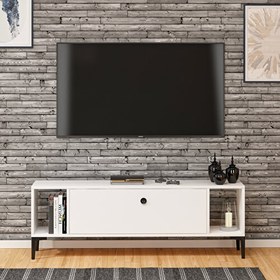 Resim İda Dekor Oslo Tv Sehpası Beyaz 