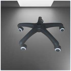 Resim Sandofis Düz Plastik Ayak+5 Adet Beyaz Teker 