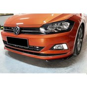 Resim Vw Polo Mk6 R Line Ön Flap Set 2018 Ve Üzeri Piona Black Plastik 