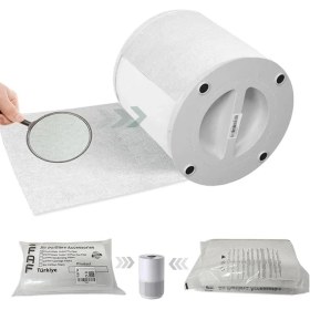 Resim Lidyahan Store Fresh Air Filter 10 Adet Nano Gümüş Iyonlu Elektrostatik Toz Tutucu Ön Filtre Xiaomi Smart Purifier 4 Compact ile Uyumlu 