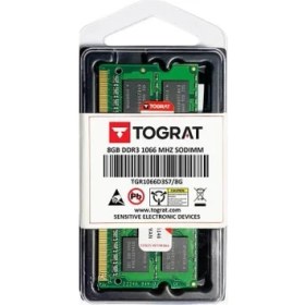 Resim Tograt TGR1066D3S7/8G 8 GB DDR3 1066 MHz 204 Pin CL7 Notebook Ram Bellek 