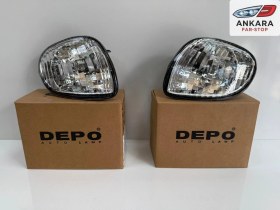 Resim Toyota Corolla 2001-2002 Sinyal Lambası Ön Sağ - Sol Takım Yunus Kasa Model Depo Marka 