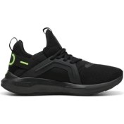 Resim Puma 31109809 Softrıde Enzo 5 Black Green Glare Erkek Koşu/Spor Ayakkabı | Orijinal 