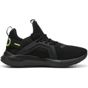 Resim Puma 31109809 Softrıde Enzo 5 Black Green Glare Erkek Koşu/Spor Ayakkabı | Orijinal 