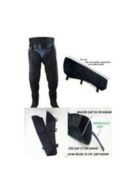 Resim Yclshop Motosiklet Pantolon Üstü Su Geçirmez Askılı Pantolon 
