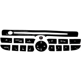 Resim ODAC Clio 3 Uyumlu Renault, Tuş Takımı, Tuş Koruma, Tuş Kaplama 