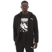 Resim Puma Evostrıpe Core Fz Hoodie Erkek Sweatshirt Siyah 
