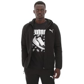 Resim Puma Evostrıpe Core Fz Hoodie Erkek Sweatshirt Siyah 