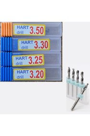 Resim Depolife Kalıpçı Taşlama Delme Cnc Router Karbür Uç Seti 3.40mm - 3.80mm Çap Carbide Matkap Ucu 5 Parça Set 