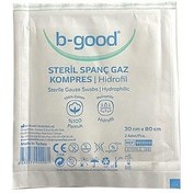 Resim B-Good Spanç Steril Kompres 30 x 80 CM 2'li 