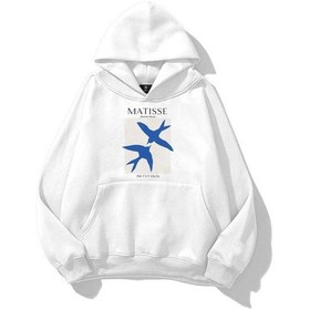Resim Unisex Matisse Abstract Doves Sweatshirt Beyaz Beyaz 