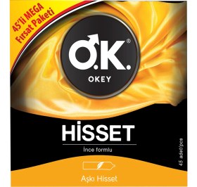 Resim Okey Hisset 45'li Prezervatif Avantaj Paketi 