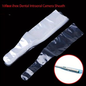 Resim 100 adet Tek Kullanımlık Diş Oral Kamera Kapakları - 10 Adet/Çuval Polipropilen Koruyucu Kapaklar, Dental Cihazları Hijyenine Ait Beyaz Plastik Kapaklar, Diş Malzemeleri 