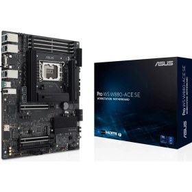 Resim Asus Pro Ws W880-ACE Se SC-1851 Ddr5 9066MHZ 4xm2 2x2.5gbit Lan Atx Iş Istasyonu Anakartı 