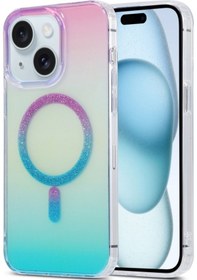 Resim Cbtx Iphone Uyumlu 15 Sihirli Elmas Blu-ray Magsafe Telefon Kılıfı 