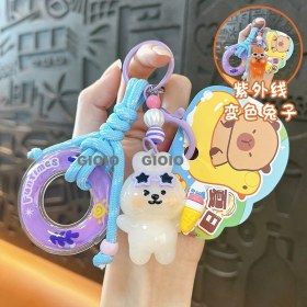 Resim Silver1 Dalga Tatil Bebek Anahtarlık Kolye Eğlenceli Karikatür Sevimli Çanta Çekicilik Hediye (Yurt Dışından) 