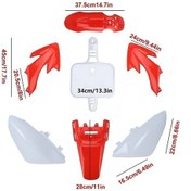 Resim Hightower Crf50 Xr50 50cc Çin Cross-country Motoru İçin 7 Parça Plastik Fairing Kiti 