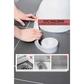 Resim Heredot Mithra Life Su Geçirmez Kendinden Yapışkanlı Lavabo Duvar Küvet Sticker Bant MIT1132 