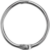 Resim Journeyman1 25 Adet Metal 1,2" Gevşek Yaprak Halkaları Klasör Anahtarlıkları Scrapbooking Defteri Için (Yurt Dışından) 