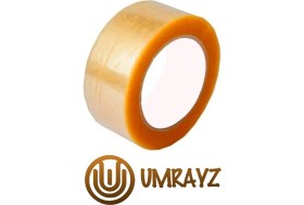 Resim Umrayz 3 Adet 45mm x 100mt Hotmelt Şeffaf Koli Bandı Süper Kalite Koli Bantı 