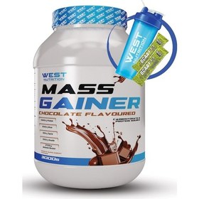 Resim West Nutrition Mass Gainer Karbonhidrat Tozu 3000 Gr + Hediye 