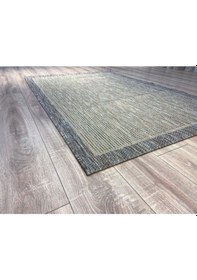 Resim Sisal Bordürlü Jut Hasır Halı New Gri 