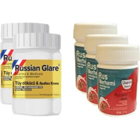 Resim Crazy Shopping Olegovich Medicine Tüy Dökücü Azaltıcı Merhem 50 ml 2 Adet + Genital Bölge Merhemi 50 ml 3 Adet 