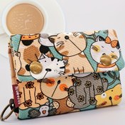 Resim Kadınlar için Japon Anime Tarzı Kedi & Çiçekli çanta - Bej/Turkuaz/Turuncu/Siyah/Beyaz/Gri, Çıtçıtlı El Çantası Cüzdan, Dayanıklı Kadın ve Unisex Çanta, Günlük & Seyahat Arkadaşı, Sevimli Çanta, Fantezi Aksesuar, Canlı Renkler, Polyester Astarlı, Karikatür Hayvan Baskılı, Hafif Tote, Günlük Kullanım İçin Tote, Anime Severler 